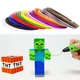 3D-ручка с LCD дисплеем 3D Pen 2 Розовая с Эко Пластиком 20 цветов 100 метров - изображение 4