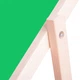 Шезлонг (кресло-лежак) деревянный для пляжа, террасы и сада Springos DC0001 GREEN - изображение 4