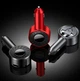 Автомобільний зарядний пристрій Masslinna 2xUSB 3 в 1 Lightning/microUSB/Type-C Red (СC2) - зображення 4