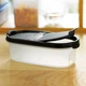 Компактус овальный 500 мл с черной крышкой Tupperware - изображение 2
