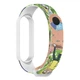 Силіконовий ремінець для фітнес-трекера Xiaomi Mi Band 5/6/7, RM, Різнокольоровий, з дизайнерським принтом, для фітнес-браслета, з регулятором довжини, для повсякденного використання, ArmorStandart (ARM59272) - зображення 1