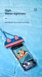Чохол водонепроникний Usams Mobile Phone Waterproof Bag IPX8 для смартфонів 4-7" blue - зображення 6
