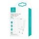 Мережевий зарядний пристрій з входом Type-C USAMS T39 Single Port PD Fast Charger | 20W, PD3.0 |. White - зображення 3