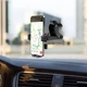 Держатель для телефона в машину HOCO CA83 David one-button center console car holder. Black - изображение 3