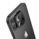 Захисне скло на камеру iPhone 12 mini з металевою рамкою HOCO (A18) 3D Metal frame flexible lens film - зображення 5