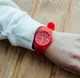 Женские часы Skmei Rubber Red 9068R - изображение 5