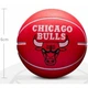 Баскетбольный мяч Wilson NBA Dribbler Chicago Bulls WTB1100PDQCHI (размер1) - изображение 1