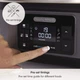 Пароварка Morphy Richards New Intellisteam 470006 Чорний/Металік на 3 відділення + таймер та 8 програм 6,8 л / 1600 Вт - зображення 3