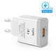 Сетевое зарядное устройство TOPK C301Q QC 3.0 18W White - изображение 1