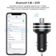 FM-трансмиттер модулятор TOPK G201Q Bluetooth, TF, USB QC 3.0 28W 2xUSB - изображение 2