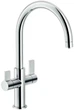 Смеситель-кран кухонный с подключением к фильтру NOBILI Kitchen FL96824/3VCR - изображение 1
