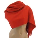 Женский кашемировый шарф LuxWear S128007 Красный - изображение 3