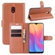 Чехол IETP для Xiaomi Redmi 8A книжка кожа PU коричневый - изображение 1