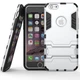 Чехол Iron для Iphone 5 / 5s / SE бронированный Бампер с подставкой Silver - изображение 1
