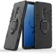 Чехол Iron Ring для Samsung Galaxy S9 Plus / G965 бампер противоударный с подставкой кольцом Black - изображение 1