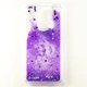 Чехол Glitter для Xiaomi Redmi 8 Бампер Жидкий блеск Фиолетовый - изображение 1
