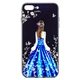 Чехол Glass-case для Iphone 7 Plus / 8 Plus бампер накладка Blue Dress - изображение 3