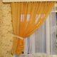 Занавеска короткая из шифона ALBO 300x170 cm Золотистая (KU-139-4) - изображение 2