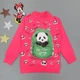 Утепленный свитшот "Панда" Lily kids для девочки 110 см Розовый 15718 - изображение 1