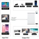 Адаптер Dynamode Multiport USB3.1 Type-C to HDMI / RJ-45 / USB 3.0 / USB Type-C, разрешение до 4K HD -3840x2160 (Multiport USB 3.1 Type-C to HDMI-RJ45) - изображение 6