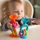 Прорезыватель погремушка Fat Brain Toys силиконовый 15х5 см оранжевый (701158) - изображение 6