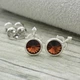 Сережки Xuping з кристалами Swarovski 83120 розмір 7х7 мм колір топаз позолота Біле Золото - зображення 1