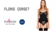 Корсет с пажами Passion FLORIS CORSET black S/M - изображение 4