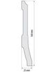 Плинтус Cezar LPC-35 (160x25)мм - изображение 2