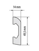 Плинтус Cezar LPC-04 (50x14)мм - изображение 2