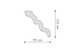 Карниз NMC Nomastyl SM (105x95)мм - изображение 2