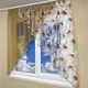 Кухонная занавеска TG Home №418 карамель 300*160 - изображение 3