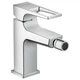 Змішувач для гігієнічного душу HANSGROHE METROPOL на біде одноважільний хром латунь з донним клапаном 74520000 - зображення 1
