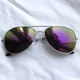 Очки TOP Aviator капли солнцезащитные Purple S - изображение 3