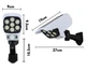 Уличный фонарь в виде камеры Solar Light BL JLP 2178 с пультом - изображение 3