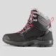 Черевики для зимових походів Quechua SH520 x-warm mid EU41 UA40,5 Чорні з рожевим (899571) - зображення 4