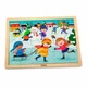 Дерев'яний пазл Viga Toys Пори року: зима, 24 ел. (SKU-51272) 30 x 1 x 27 см - зображення 1