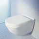 Унитаз подвесной безободковый белый DURAVIT Starck 3 с сиденьем с микролифтом 45270900A1 - изображение 3