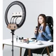 Лампа кольцевая светодиодная Ring Light ZB-F348 Селфи кольцо 45 см Штатив 2 м Пульт ДУ набор для блогера 60W - изображение 9