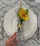 Тефлоновая Скатерть Tablecloth Вензель Серый 110*150 см - изображение 3