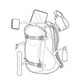 Жіночий гірськолижний рюкзак BURTON Day Hiker 25l creme brulee triple ripstop cordura (з кріпленням для сноуборда) - зображення 6