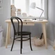 Стілець IKEA BJURAN коричнево-чорне (405.182.27) - зображення 4