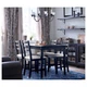 Стілець IKEA LERHAMN чорно-коричневий / бежевий Vittaryd (702.642.81) - зображення 5