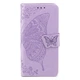 Чохол Butterfly для iPhone 6 Plus / 6s Plus Книжка шкіра PU бузковий Без бренду - зображення 9