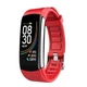 Фитнес браслет Smart Band Pro C6T c тонометром (+температура, пульс, кислород) красный - зображення 1