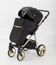Коляска Adamex Cortina Pro CP-400 2 в 1 Черный - изображение 3
