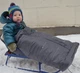 Конверт на овчине Kinder Comfort Arctic Grau серый, размер 56-92 - изображение 4