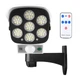 Уличный светильник с пультом в виде камеры солнечная батарея 77 LED Solar Light JLP 2178 - изображение 1
