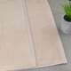 Банное полотенце махра/велюр GM Textile 70x140см Премиум качества Milado 550г/м2 (Бежевый) - изображение 2