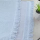 Махровое полотенце с бахромой GM Textile 40х70см Люкс качества 450г/м2 (Голубой) - изображение 2