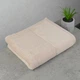 Полотенце махра/велюр GM Textile 50x90см Премиум качества Milado 550г/м2 (Бежевый) - изображение 1